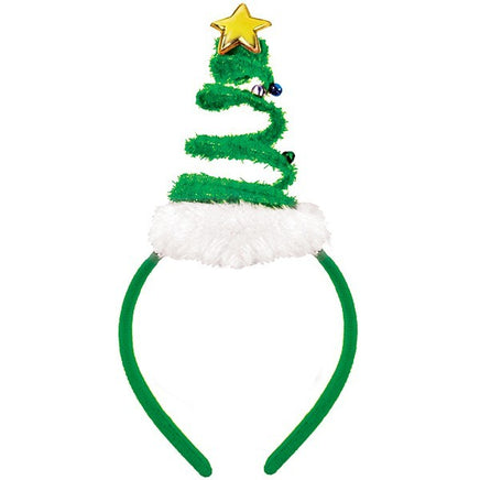Springy Christmas Tree Headband Christmas fancy fancy dress seasonal
