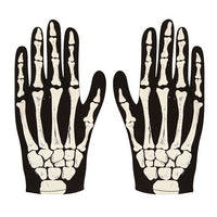 Halloween Skeleton Gloves: Children & Adult