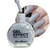 Gel Effect Extra Glossy Nail Polish Greyscale - pastel grey makeup Nails