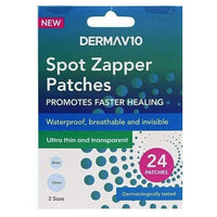 Derma V10 Spot Zapper Patches Faster Healing Acne Pimples Blemishes 24 Stickers blemish face care galaxy other blemish skin