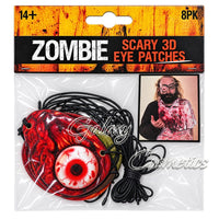 8x Zombie Eye Patches