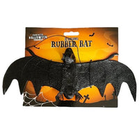 Halloween Large Rubber Bat Hanging Decoration, 30cm halloween seasonal tiny