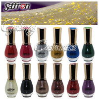 Saffron Glitter Nail Polish fancy glitter makeup Nails