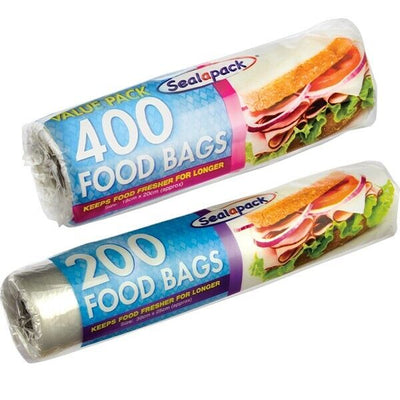 400/800 Sealapack Food & Freezer Sandwich Bags Extra Value Rolls Small/Large home tiny