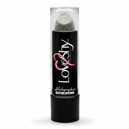 LoveShy GLITTER Lipstick Silver Holographic fancy glitter Lips makeup