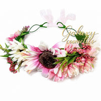 Flower Crown Headband Garland Hair Wreath