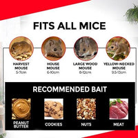 2x Humane Mouse Trap, Reusable Rodent Catcher NO KILL CONTROL home tiny