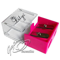 Lilyz DUO cosmetic pencil SHARPENER with COVER LID galaxy Home & Garden makeup tools