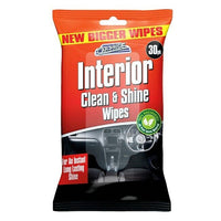 Car Pride Biodegradable Cleaning Wipes Streak Free Dashboard Seats & Glass 30pk Interior home tiny