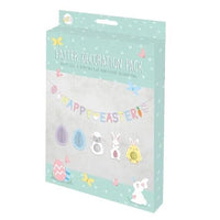 Happy Easter Bunting and Honeycomb Paper Hanging Decoration Pack Easter seasonal tiny