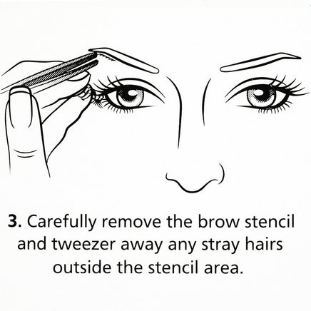W7 Brow Master Eyebrow Stencil Kit brows Eyes makeup