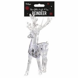 Crystal & Glitter Reindeer Christmas Tree Decoration Hanging Ornament Christmas other xmas decor seasonal tiny xmas decor