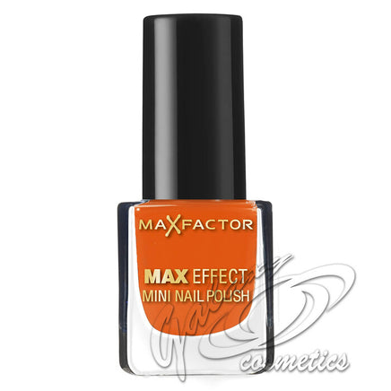 Max Effect Mini Nail Polish 4.5ml Bright Orange 25 makeup Nails