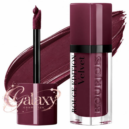 Bourjois Rouge Edition Velvet Liquid Lipstick Lip Colour Long Lasting 24H 25 Berry Chic Lips makeup