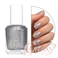 Essie Nail Polish Salon quality formula, 13.5ml 666 Making Spirits Bright - silver glitter Makeup NAILS