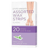 Face Facts Pretty Smooth Assorted Wax Strips - 20 Strips for Face and Body galaxy hair removal skin