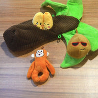 Smart Choice Hide & Seek Dog Puppy Plush Toy Sniff Treat Puzzle Squeak Crinkle pets Pets Shop tiny