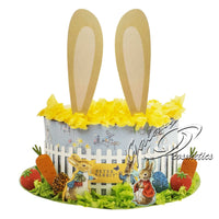 Peter Rabbit Easter Bonnet Set Make You Own and Decorate Kit Easter Party Shop seasonal tiny