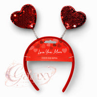 Sequin Heart Head Bopper Headband
