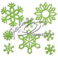16x Christmas Glow in the Dark Snowflakes, Home and Garden Decorations Christmas seasonal tiny