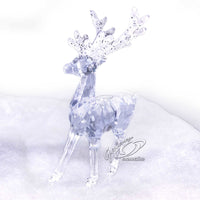 Crystal & Glitter Reindeer Christmas Tree Decoration Hanging Ornament Christmas other xmas decor seasonal tiny xmas decor