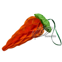 Easter Carrot Honeycomb Paper Bunting Decoration Garland 2M Easter seasonal tiny