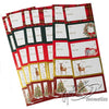 Traditional Christmas Stickers, To / From Self Adhesive Gift Tags, Pack of 50 Christmas seasonal tiny