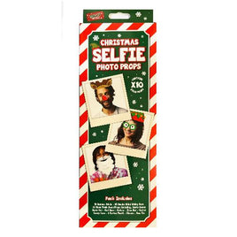 Christmas Selfie Photo Props Kit: Masks & Sticks, Party Fun Christmas seasonal tiny
