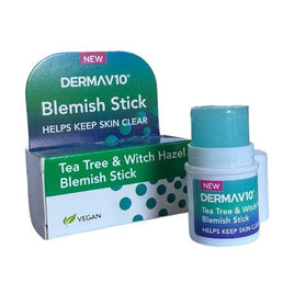 Derma V10 Tea Tree and Witch Hazel Blemish Stick - Helps Keep Skin Clear- 6g blemish face care galaxy other blemish skin