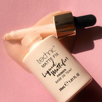 Technic Matte Fix Liquid Mattifier Makeup Base Primer Absorbs Oil face galaxy makeup set setting