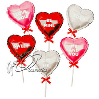Customisable Mini Foil Balloons Valentines Day, Wedding Romantic Decoration hearts seasonal tiny