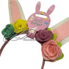 Easter Bunny Ears Flower Headband for Girls Easter seasonal tiny