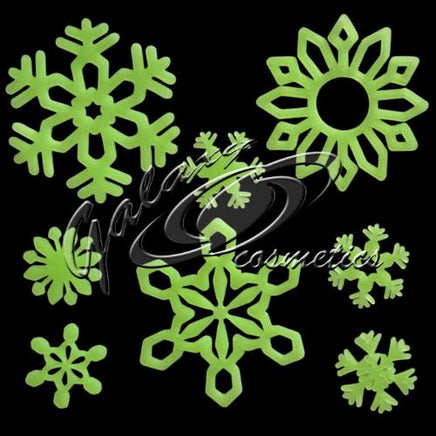 16x Christmas Glow in the Dark Snowflakes, Home and Garden Decorations Christmas seasonal tiny