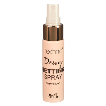 Technic Setting Spray Long Lasting Fixing Make-Up Fixer Face Mist Dewy Setting Spray face galaxy makeup set setting