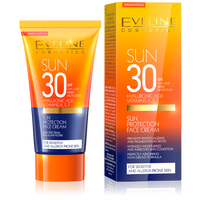 Eveline Sun Protection Face Cream Prevents Skin Ageing and Pigmentation 50ml SPF30 face care skin