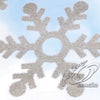 10 Flocked Snowflakes Reusable Static Cling Window Stickers Christmas Decoration Christmas other xmas decor seasonal tiny xmas decor