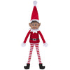 12" Naughty ELVES Behaving Badly - Long Leg Christmas Doll Darker skin Elf with brown eyes Christmas kids