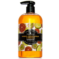 Pampered Luxury Hand Wash Delicious Smell 500ml Mango, Passionfruit & Orange hand foot skin