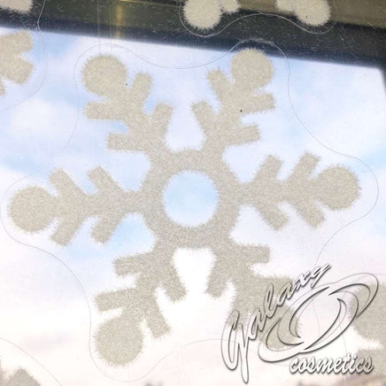 10 Flocked Snowflakes Reusable Static Cling Window Stickers Christmas Decoration Christmas other xmas decor seasonal tiny xmas decor