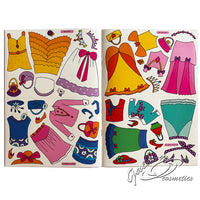 2x Fashion Sticker Books - Fun Dress Up Activity for Girls kids tiny