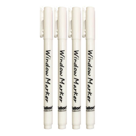 Set Of 4 Artbox Window Markers Board Ink / Liquid Chalk Pens Wipeable 4 x white Christmas kids seasonal tiny