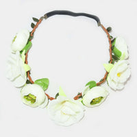 Flower Headband Head Garland Hair Band Crown Elastic Wreath Festival Boho Hippy Clothes, Shoes & Accessories:Women:Women's Accessories:Hair Accessories galaxy garlands party