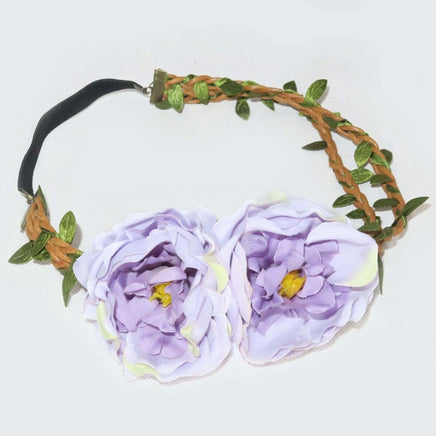 Flower Headband Head Garland Hair Band Crown Elastic Wreath Festival Boho Hippy Clothes, Shoes & Accessories:Women:Women's Accessories:Hair Accessories galaxy garlands party