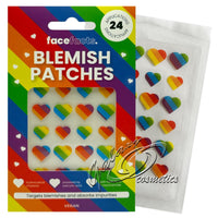 Face Facts Rainbow Blemish Patches Spot Pimple Acne Stickers Rainbow Hearts blemish face care galaxy skin