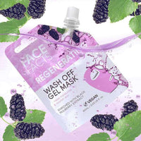Face Facts Face Mask 60ml WASH OFF GEL Regenerating Health & Beauty:Skin Care:Skin Masks face care face mask galaxy skin