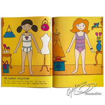 2x Fashion Sticker Books - Fun Dress Up Activity for Girls kids tiny