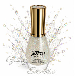 Saffron Iridescent Glitter Nail Polish #67 Lunar Lights makeup Nails