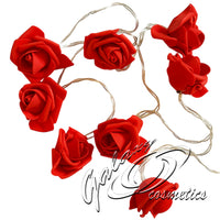 Led Rose String Lights Valentines Day Romantic Decoration, Battery Operated hearts seasonal tiny