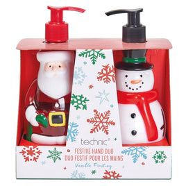 Technic Christmas Santa Hand Wash & Snowman Cream Lotion Hand Care Gift Set Christmas galaxy hand hand foot seasonal skin