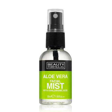Beauty Formulas Face Mist With Hyaluronic Acid Refreshing and Moisturizing Aloe Vera face care galaxy serum skin